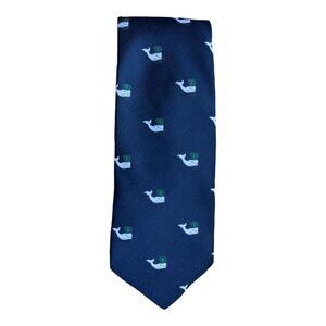 Monsieur Bernard American Collection Navy w/whales tie